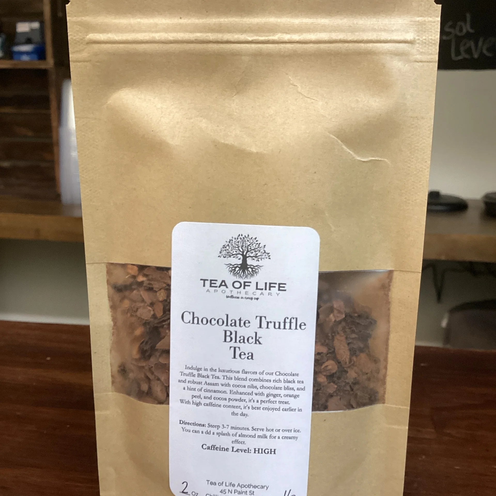Chocolate Truffle Black Tea 1.5 Oz