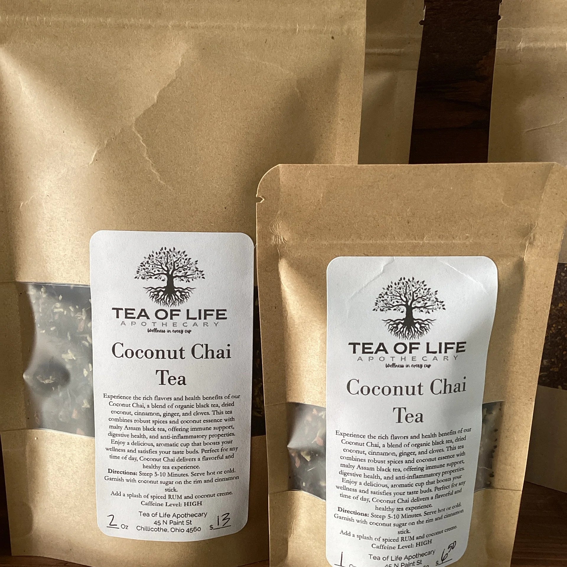 Coconut Chai Tea 1.5 Oz