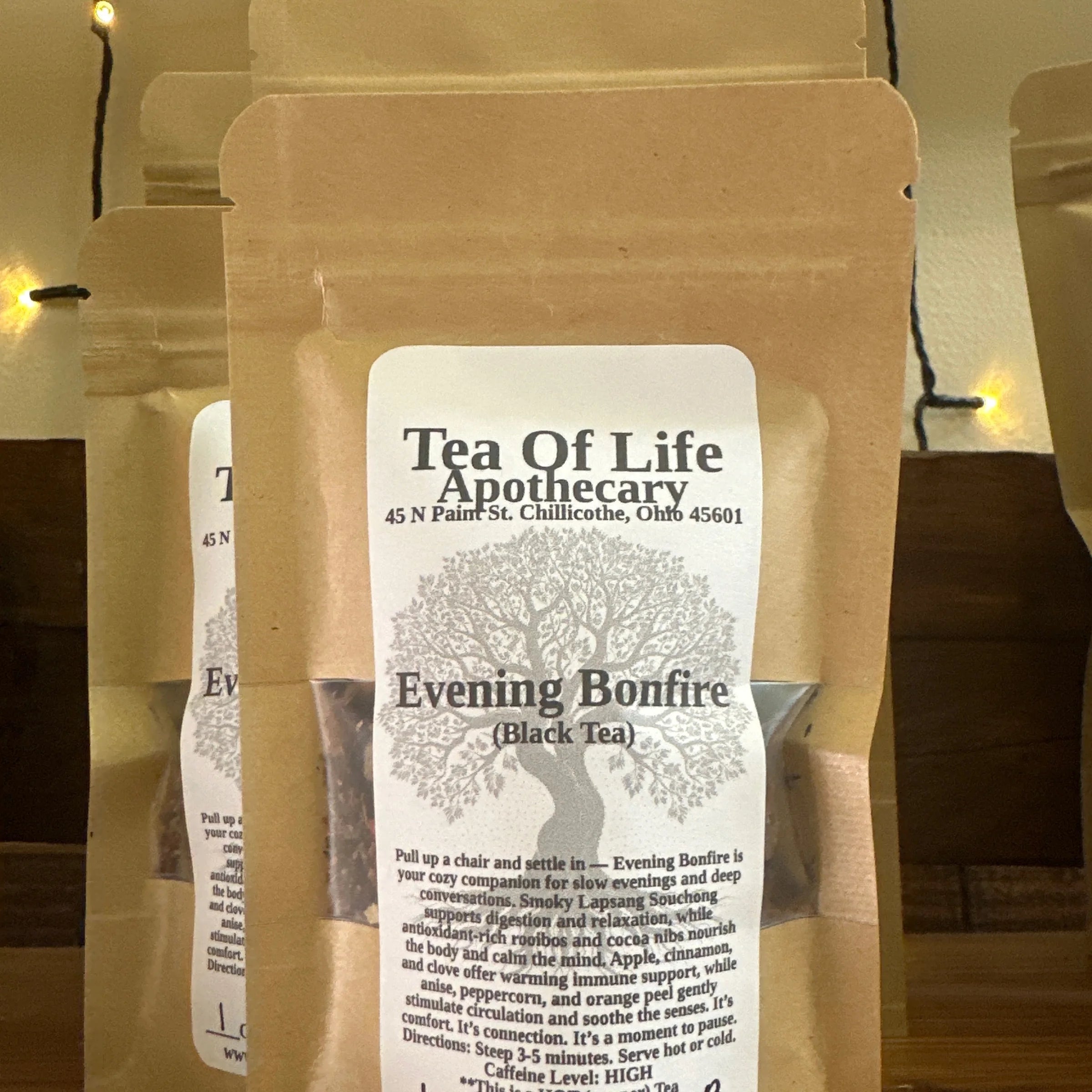 Evening Bonfire Black Tea 1.5 Oz