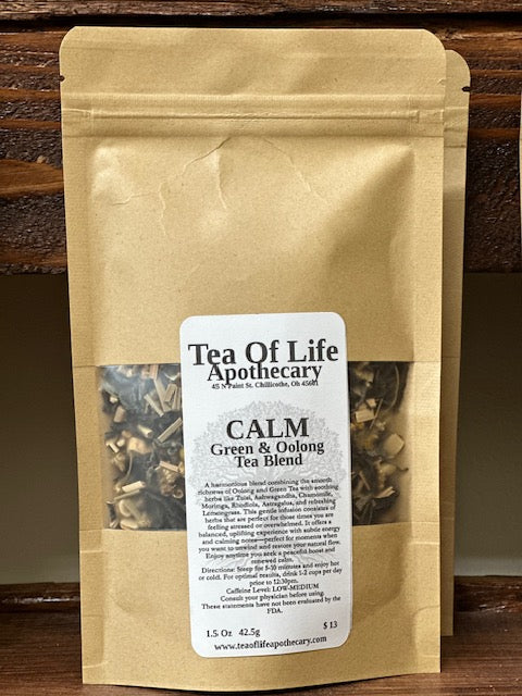 Calm (Cortisol Reducing) Green/Oolong Tea
