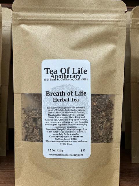 Breath of Life Herbal Tea 1.5 Oz (Asthma/COPD)