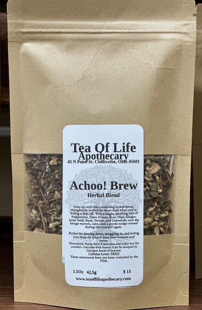 Achoo! Brew Herbal Tea (Cold & flu Blend)