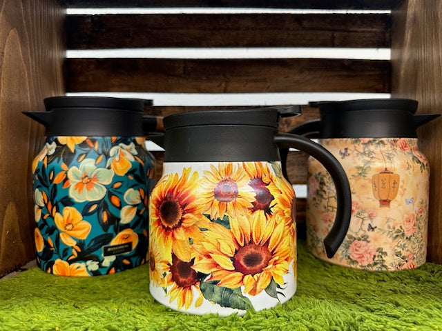 Tea Pitcher With Built in Steeper (Colors and designs VARY)