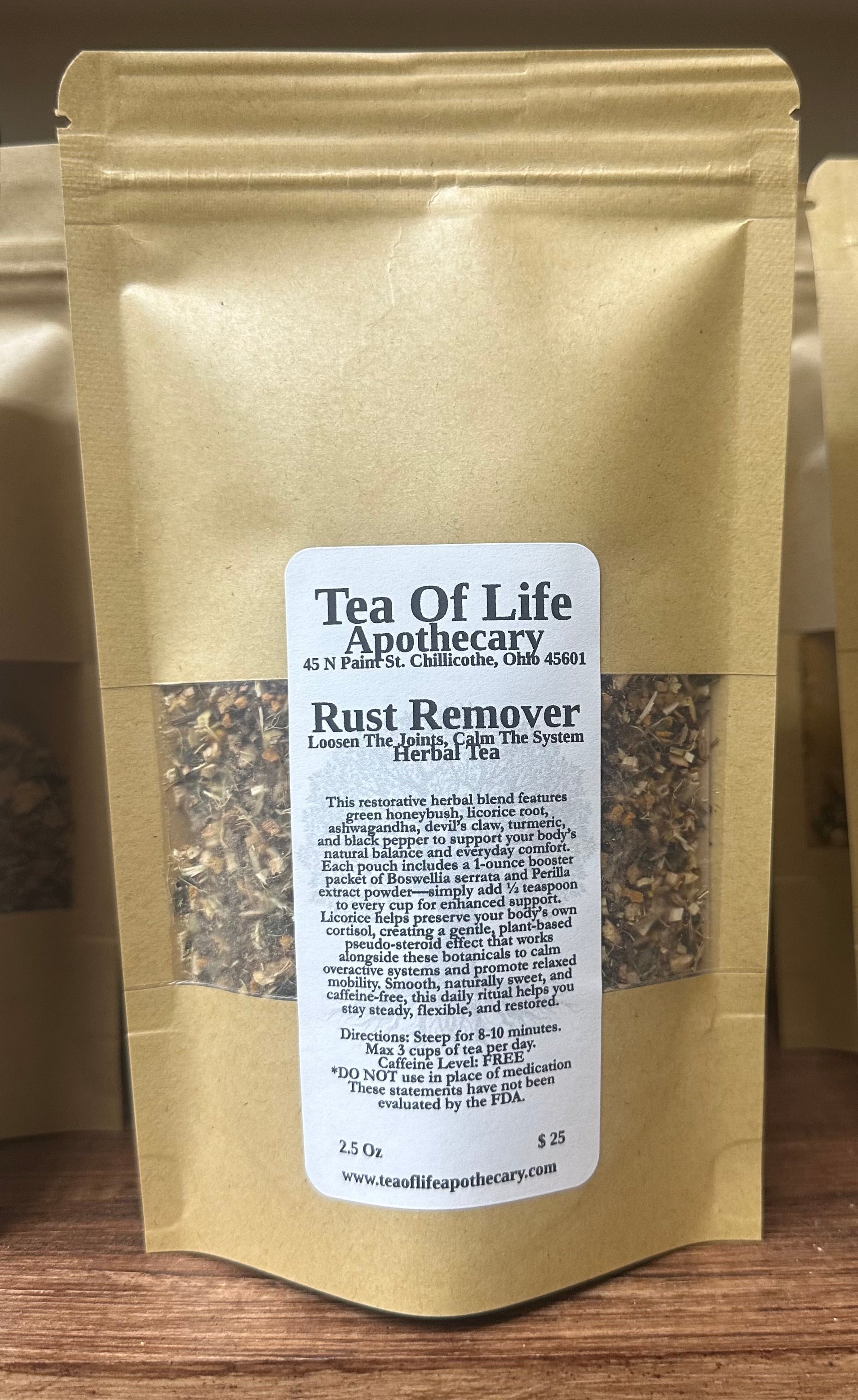 Rust Remover Herbal Tea | Joint Comfort & System Support Blend