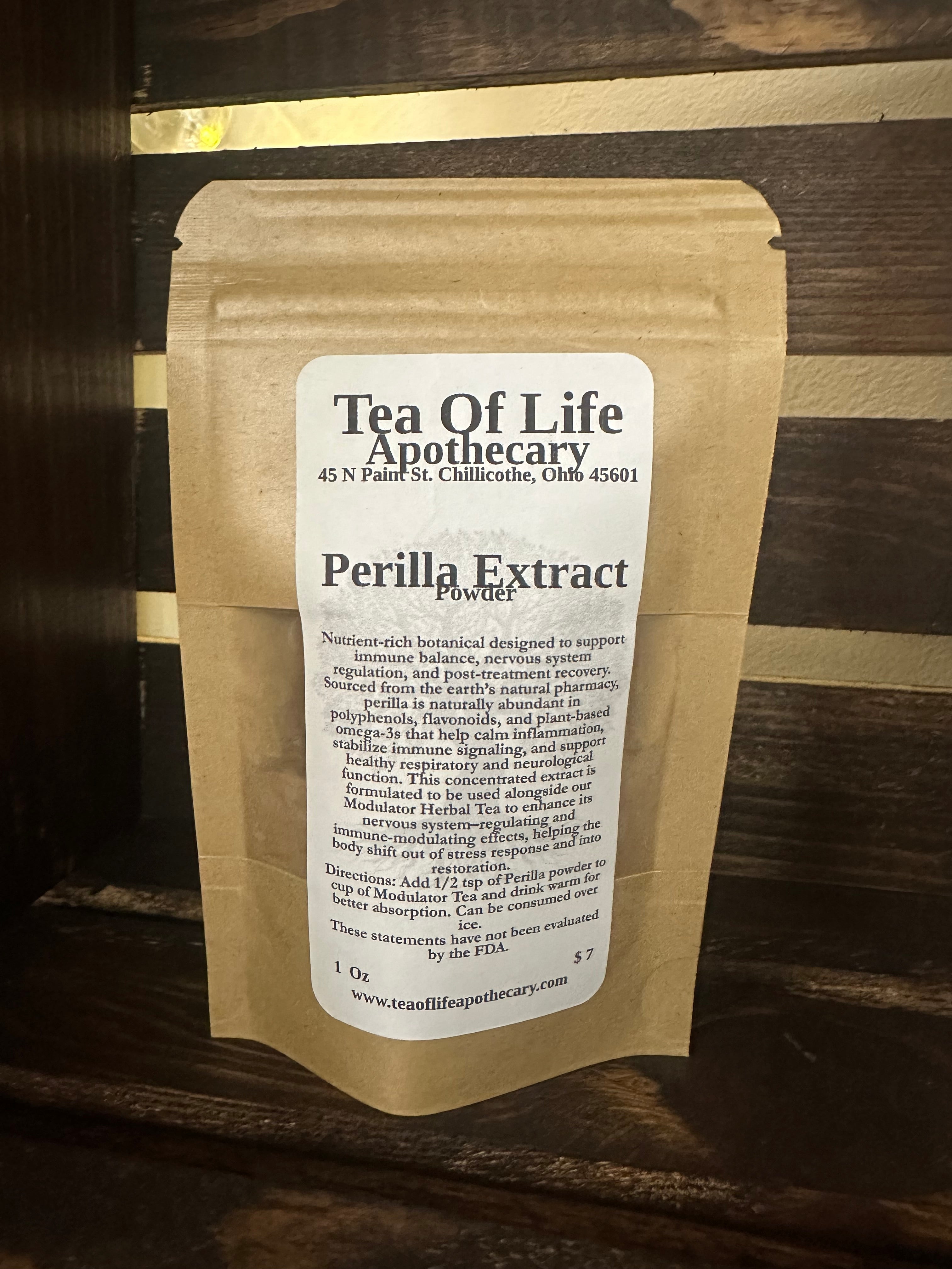 Perilla Extract Powder Supplement