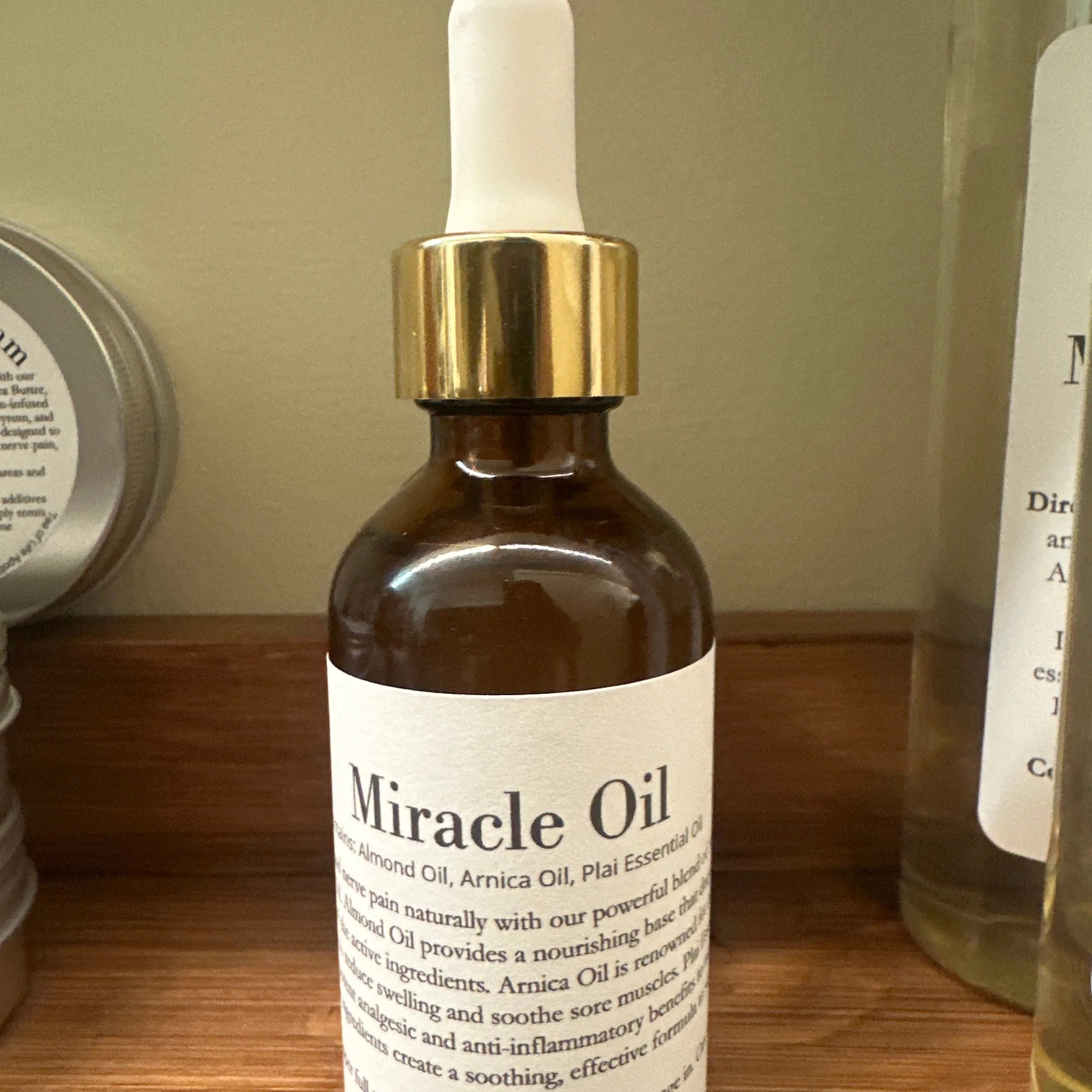 Miracle Oil - Joint & Muscle Relief Oil Natural Pain Relief • Anti-Inflammatory Oil • Muscle & Nerve Support • Magnesium Oil Blend • Recovery & Mobility