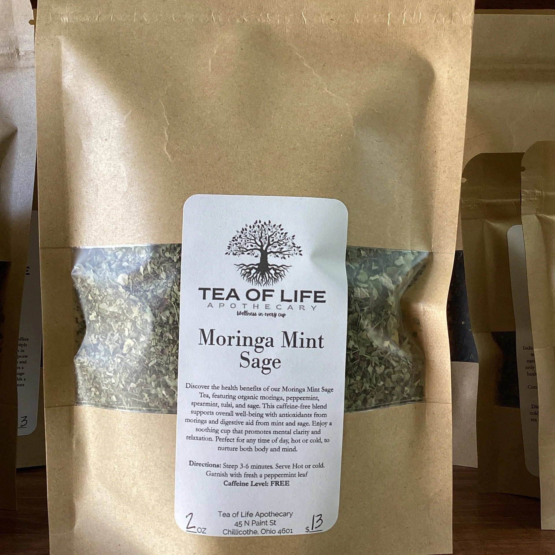 Moringa Mint Sage Tea