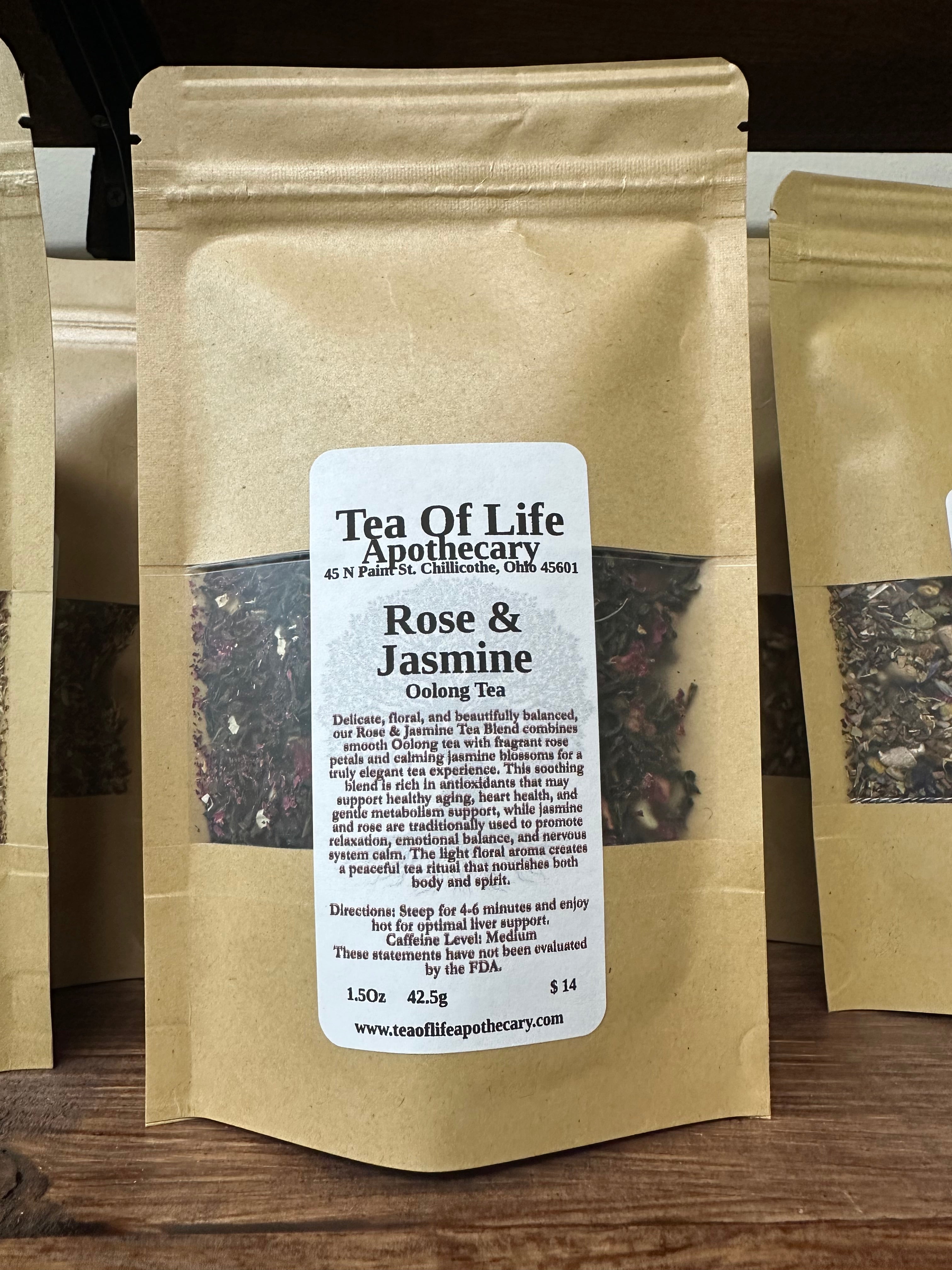 Rose & Jasmine Oolong Tea | Floral Oolong Tea for Relaxation & Emotional Balance