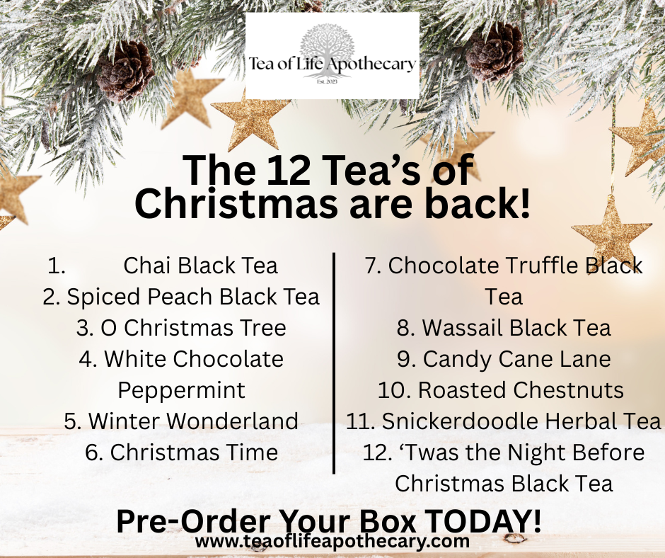 12 Tea's of Christmas Holiday Box