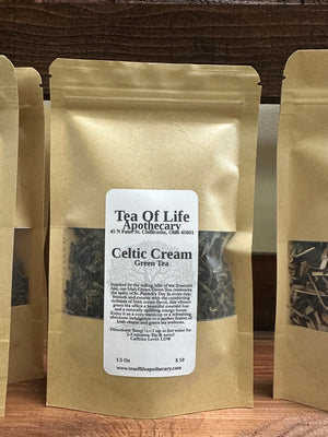 Irish Celtic Cream Green Tea | Creamy Green Tea for Energy, Focus & Antioxidant Support (Low Caffeine)