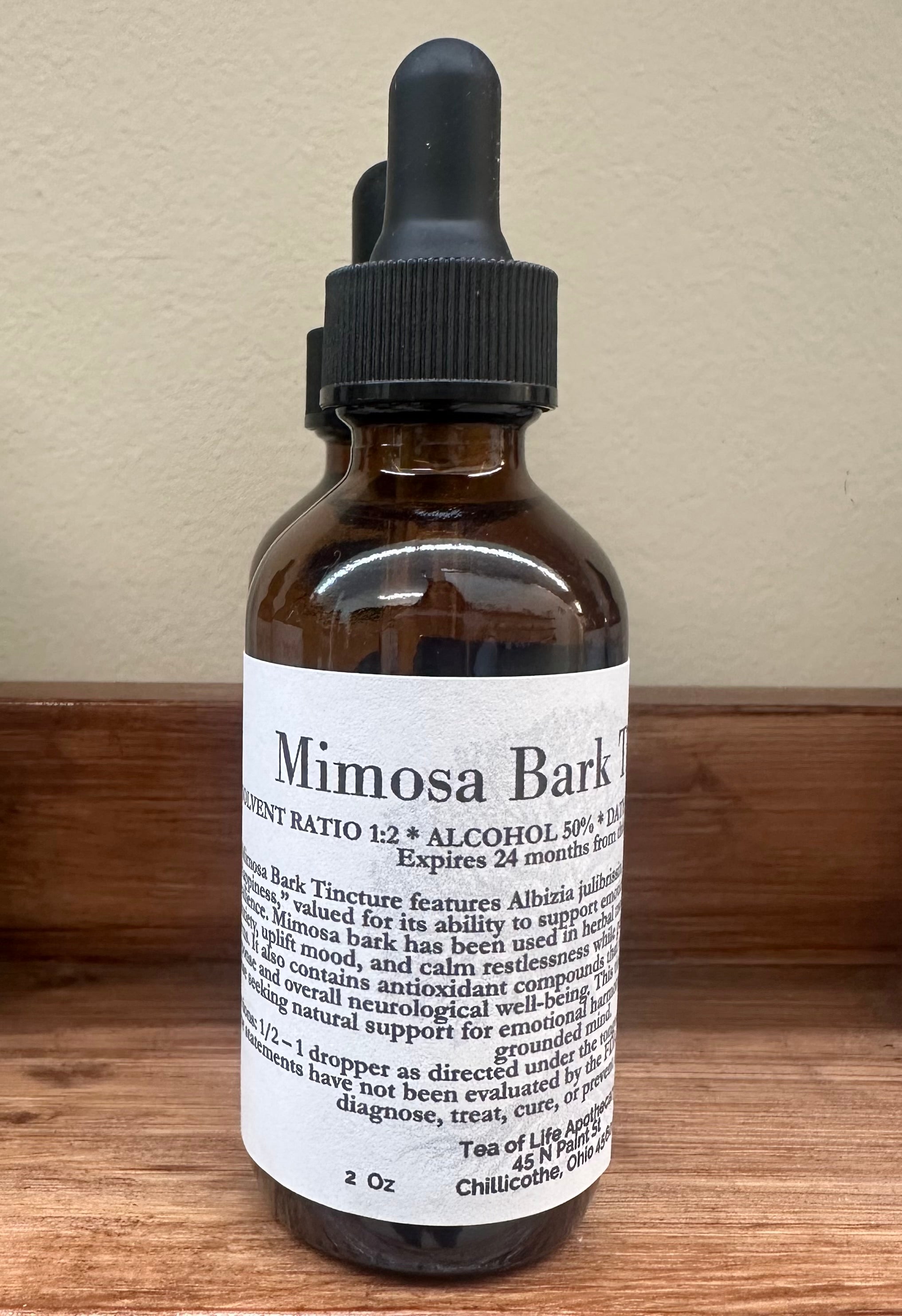 Mimosa Bark Tincture | Emotional Resilience & Nervous System Support Formula