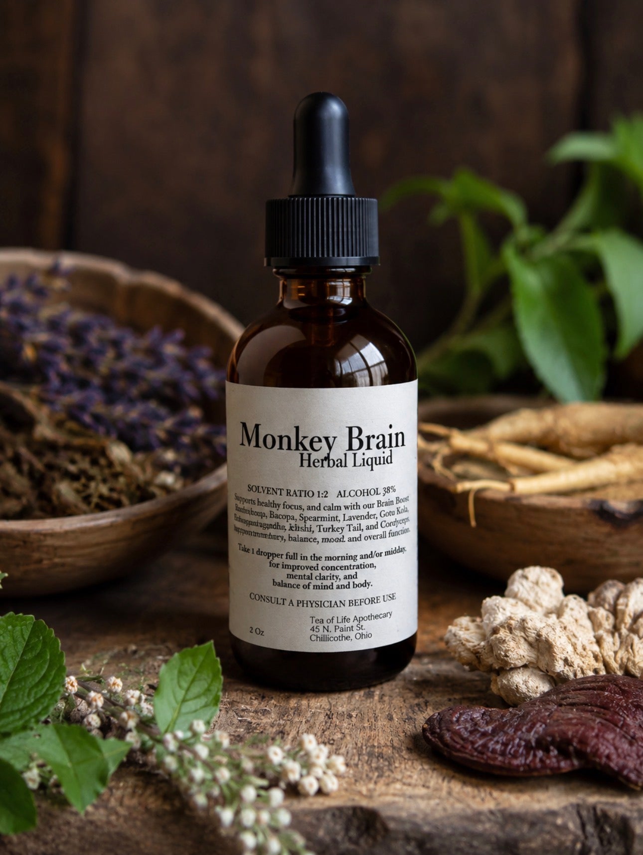 Monkey Brain Herbal Liquid / Calm the Chaos