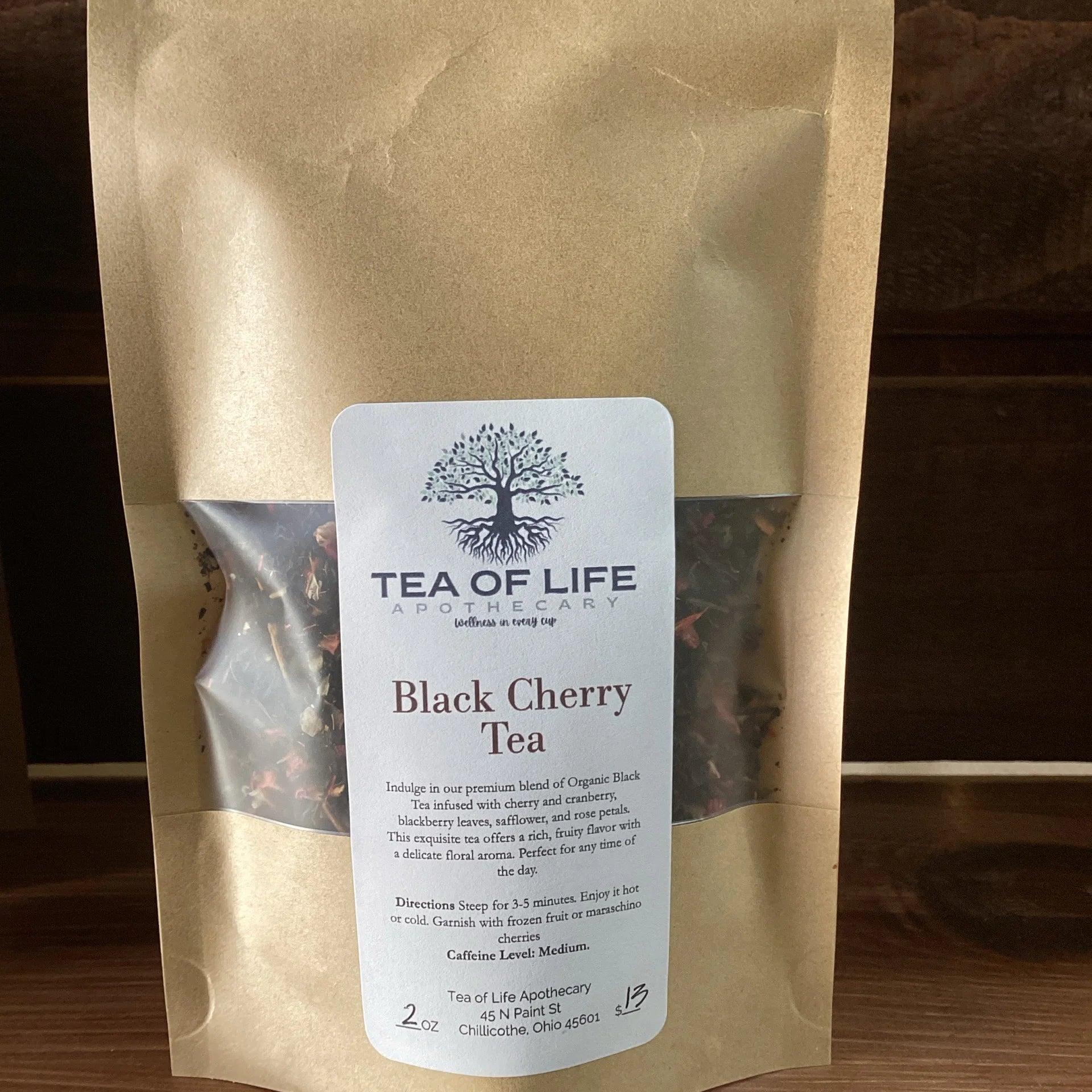 Wild Black Cherry Black Tea | Fruity & Floral Antioxidant Blend