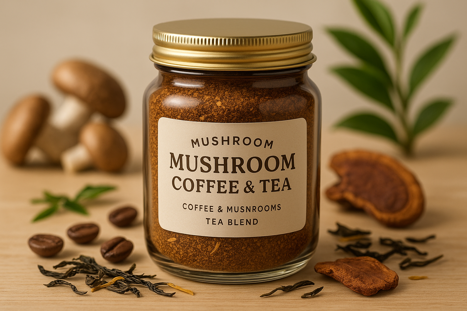 Mushroom Coffee and Tea/Coffee Blends