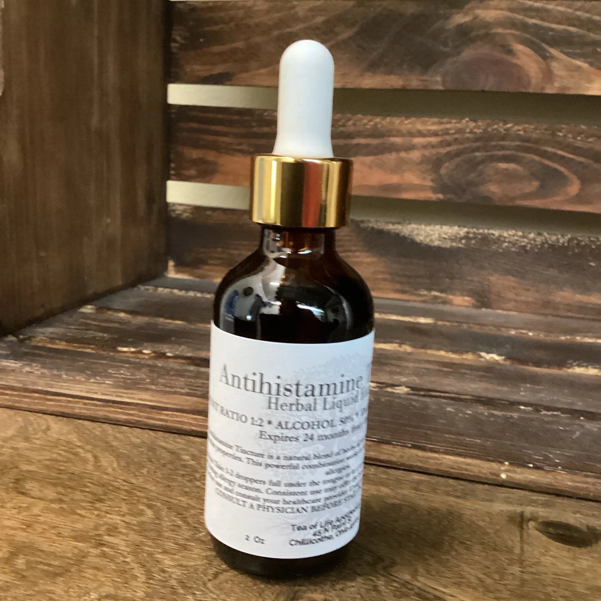 Antihistamine Tincture  Natural Allergy Relief 