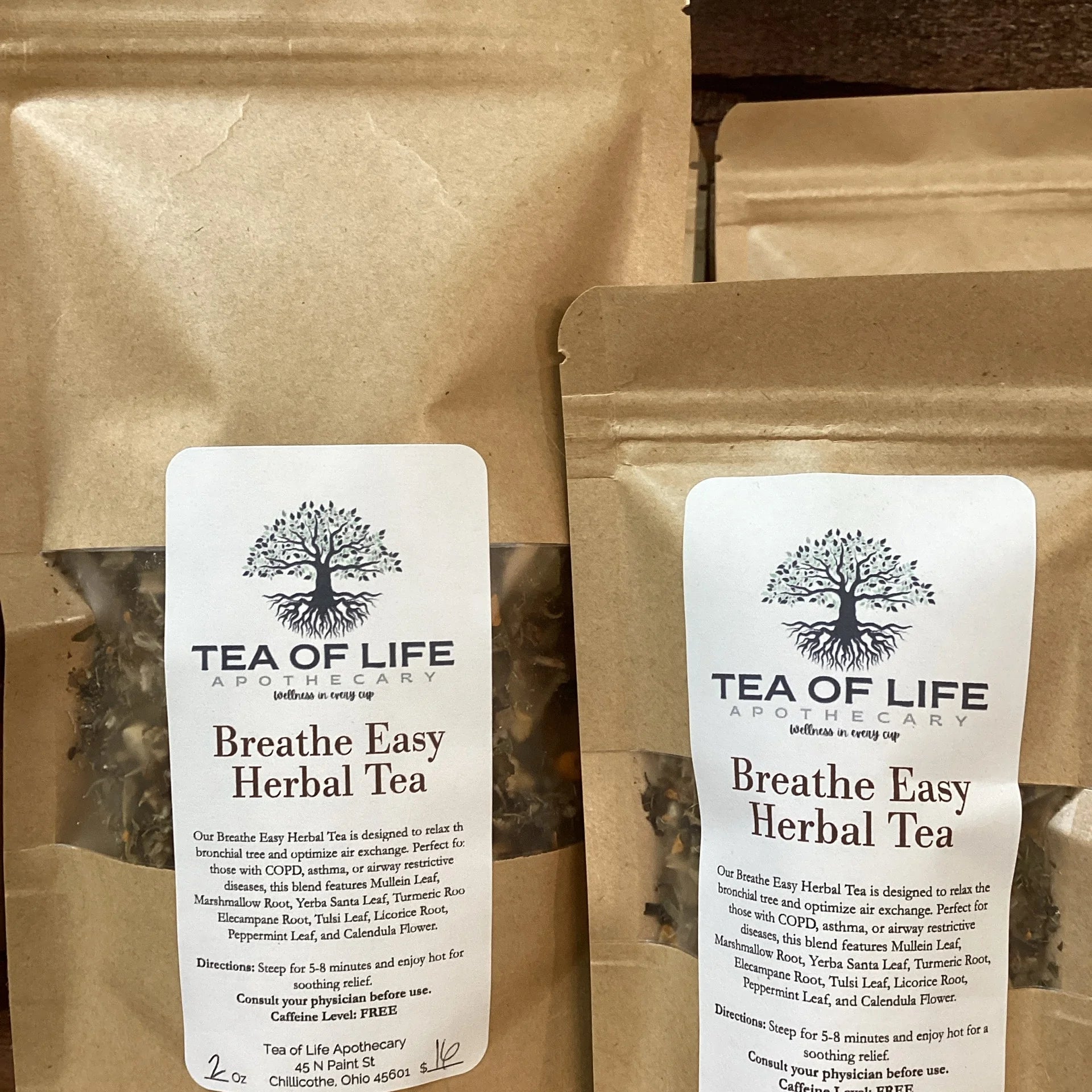 Breathe Easy Herbal Blend Tea 1.5 Oz