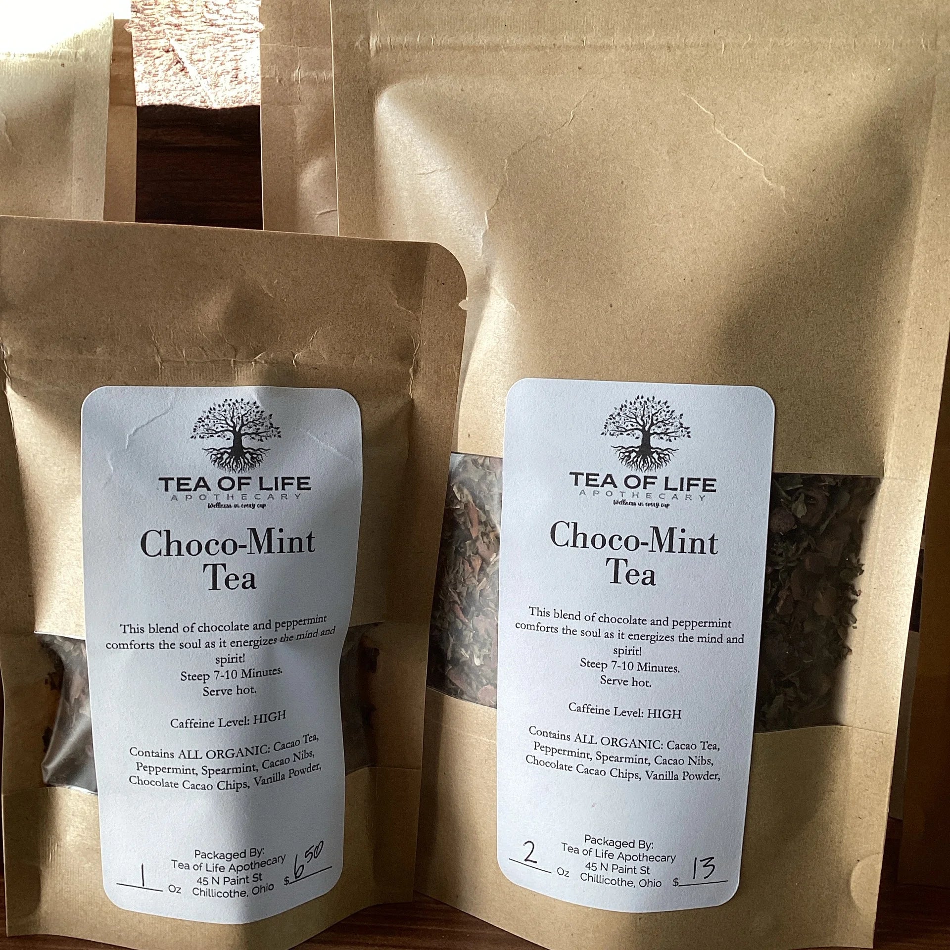 Choco-Mint Herbal Tea 1.5 Oz