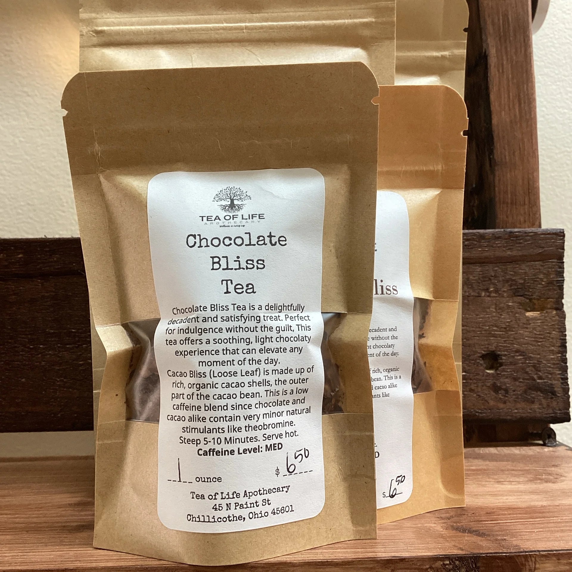 Chocolate Bliss Tea 1.5 Oz