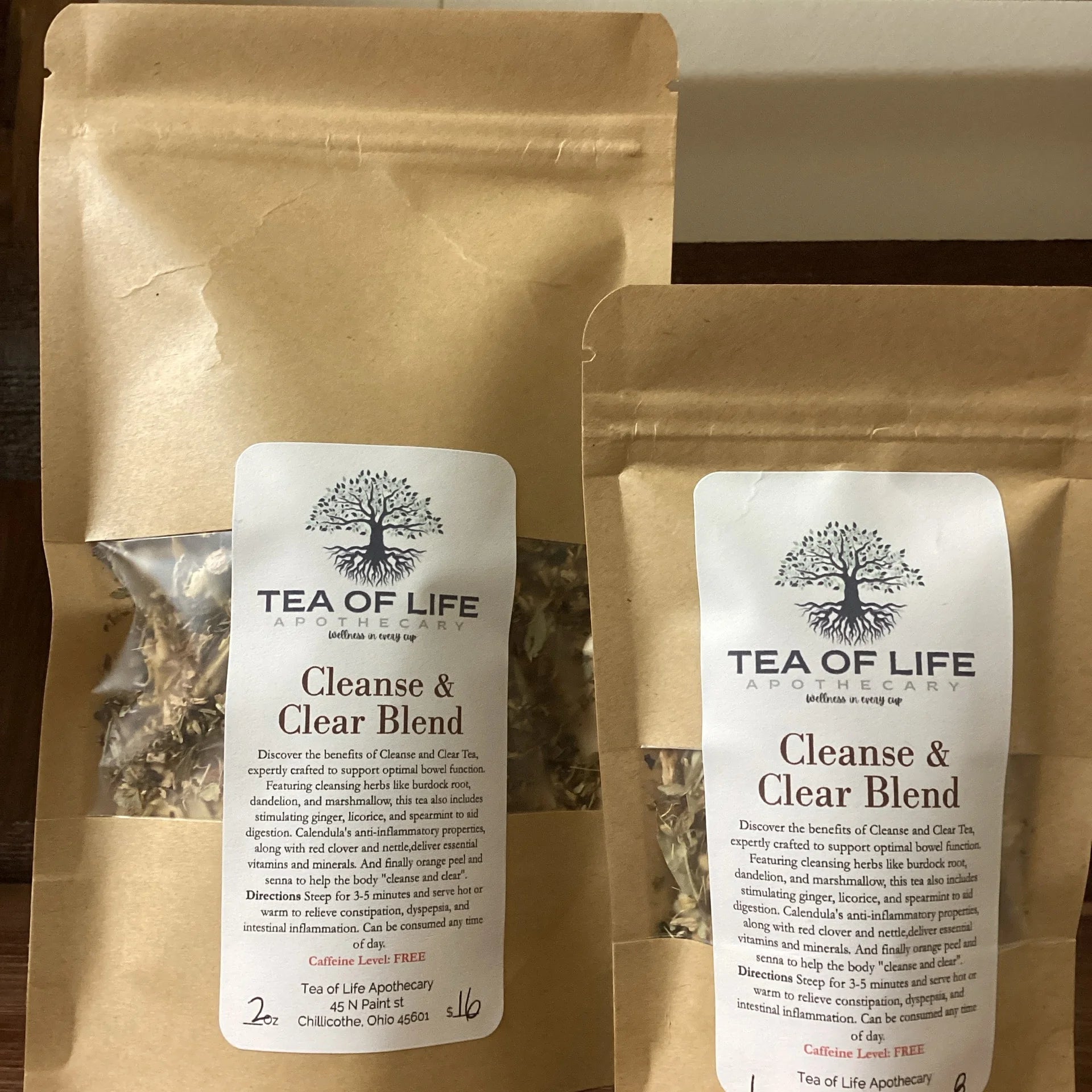 Cleanse and Clear Tea (Constipation Relief) 1.5 Oz