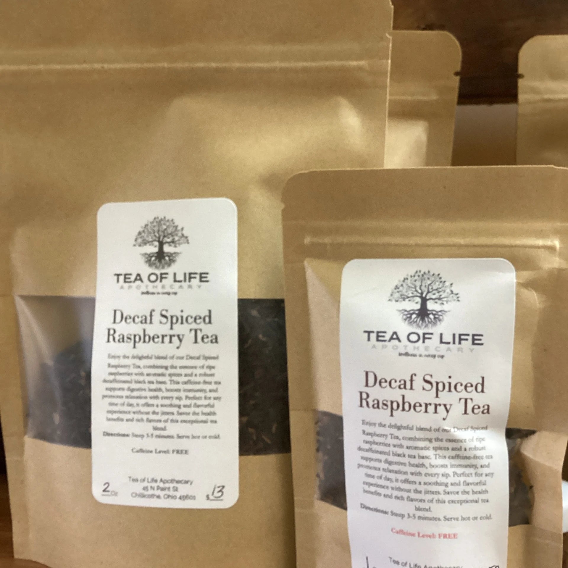 Decaf Spiced Raspberry Tea