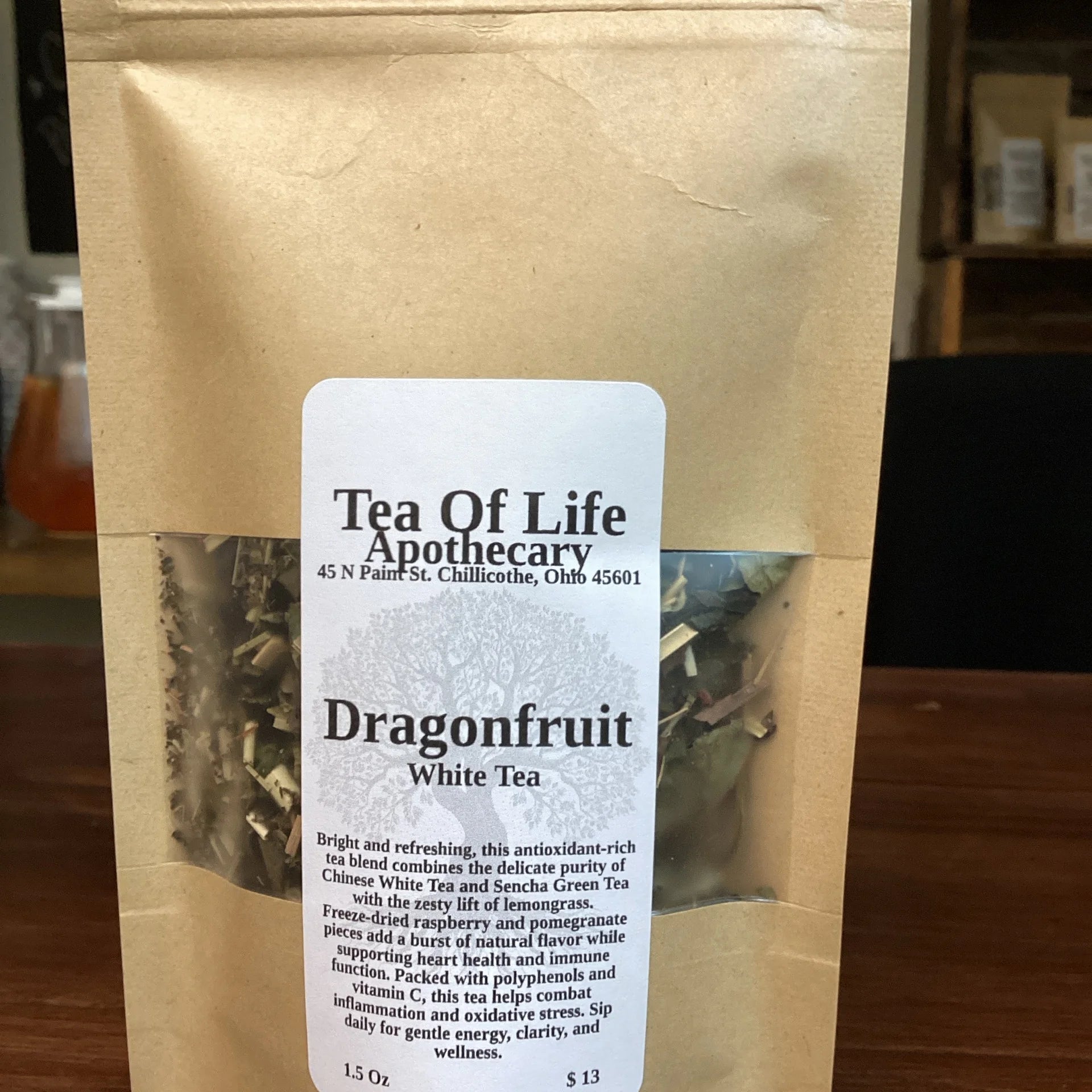 Dragonfruit White Tea 1.5 Oz