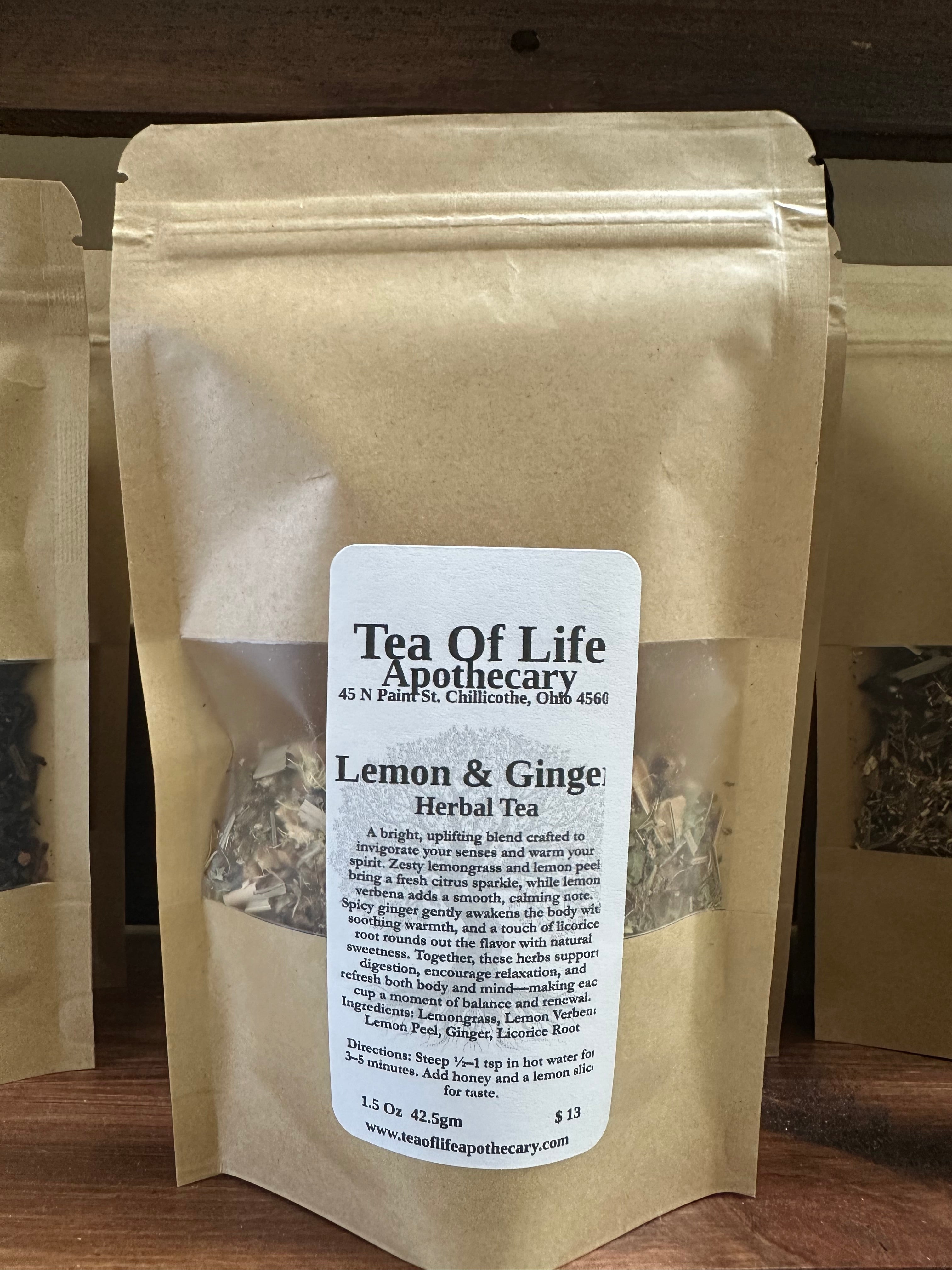 Lemon & Ginger Herbal Tea