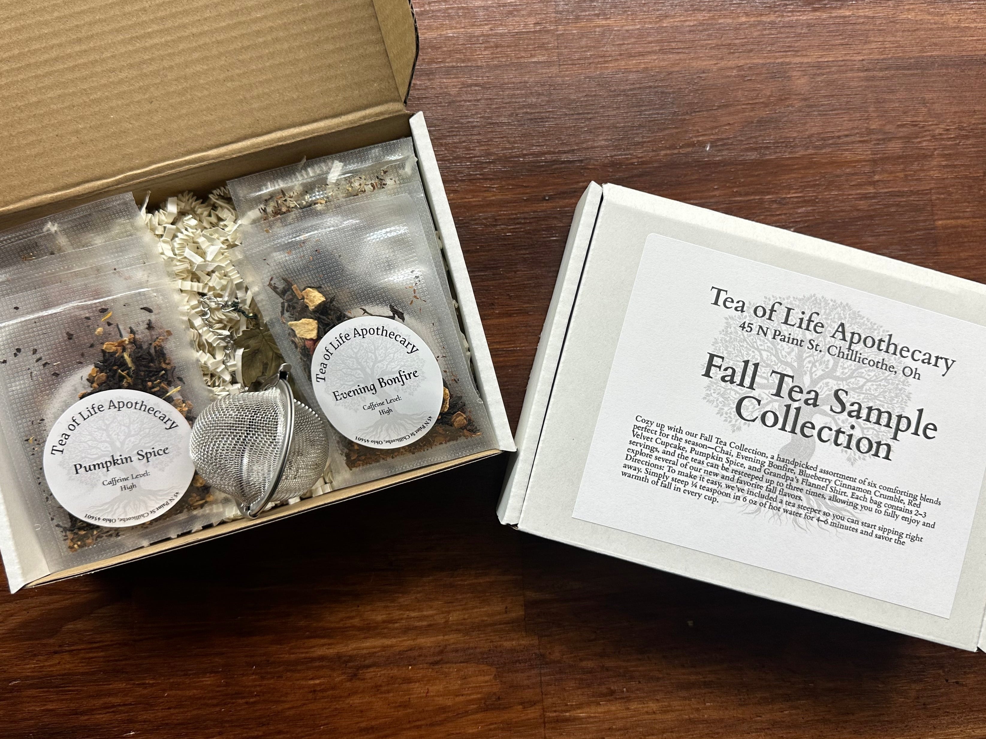 Fall Tea Sample Box Collection