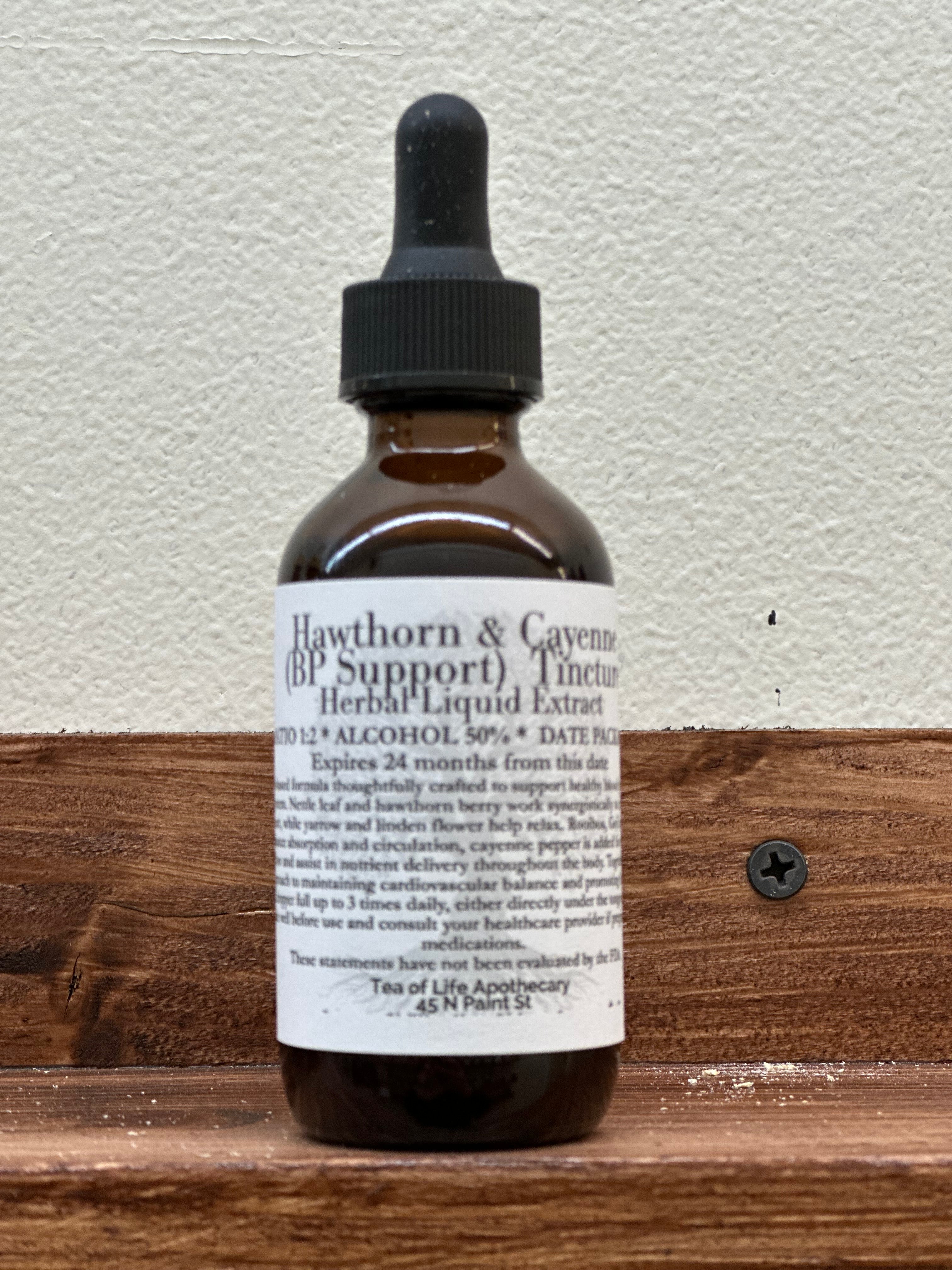 Hawthorne & Cayenne (BP Support) Tincture 2 Oz