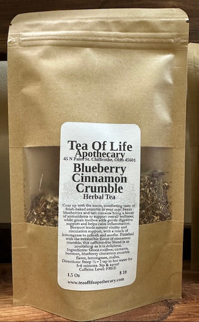 Blueberry Cinnamon Crumble Tea