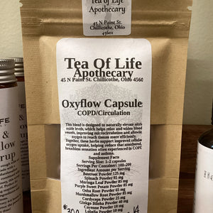 OxyFlow Capsules #30| Nitric Oxide Supplement for Respiratory Support, Circulation & Oxygen Delivery (Herbal Lung & Cardiovascular Support)