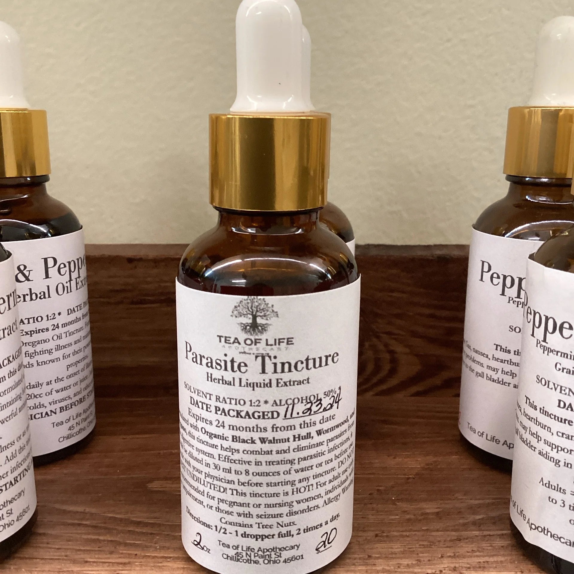 Black Walnut & Wormwood (Parasite) Tincture