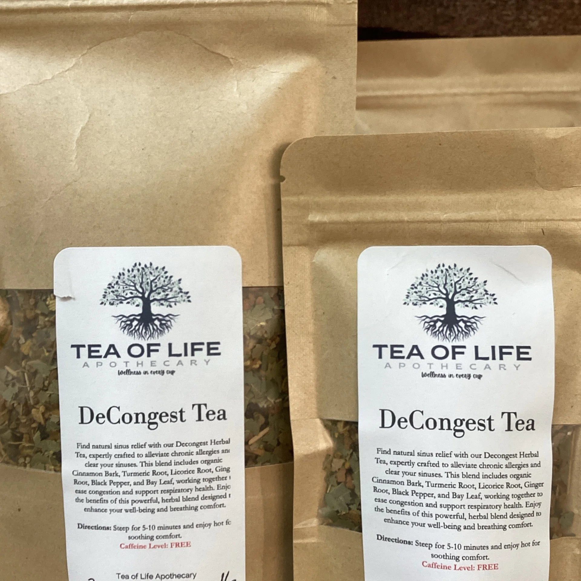 DeCongest Herbal Tea | Sinus Relief Tea for Congestion, Mucus Drainage & Respiratory Support