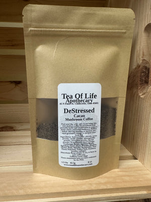 DeStressed Mushroom Coffee | Adaptogenic Coffee for Focus, Stress Support & Balanced Energy (Collagen + Mushroom Coffee Blend)