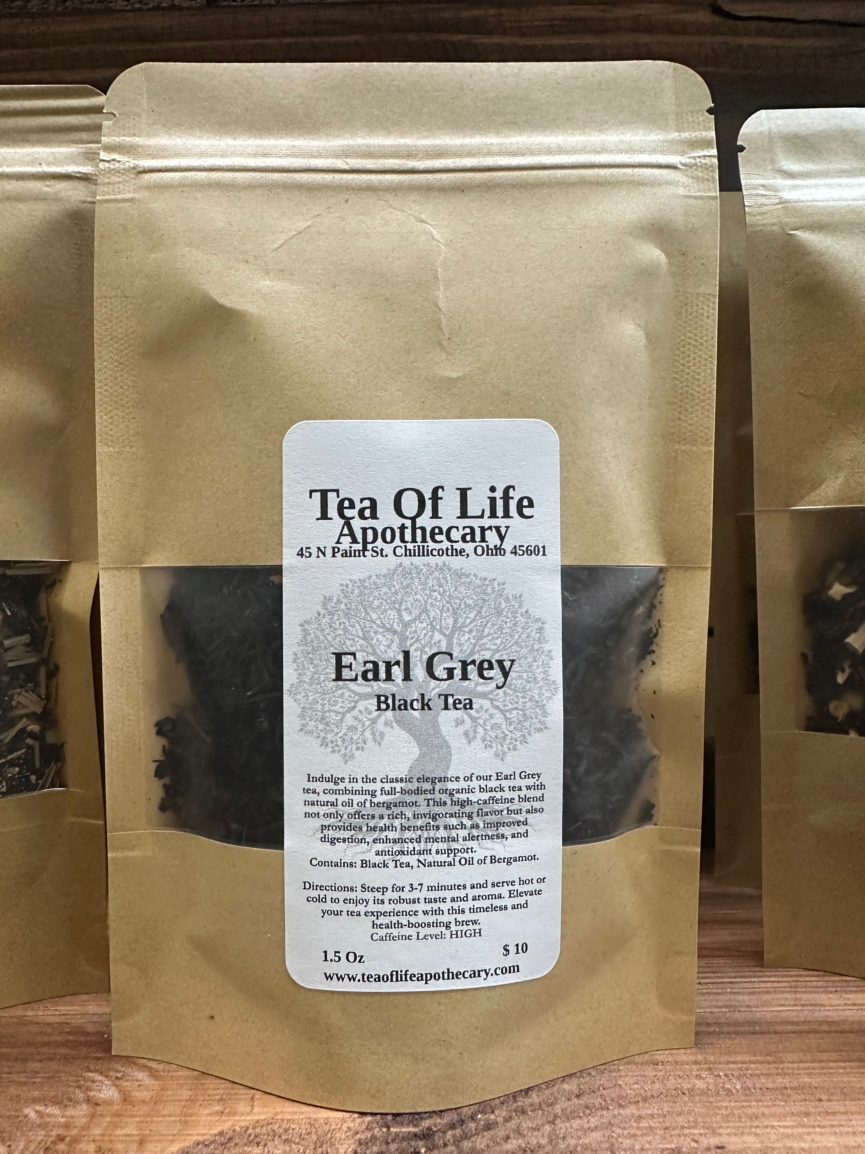 Earl Grey Tea | Classic Bergamot Black Tea for Energy, Focus & Antioxidant Support