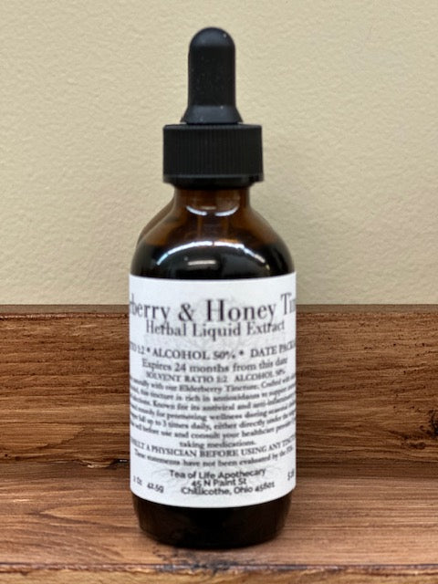 Elderberry & Honey Tincture | Herbal Immune Support & Seasonal Defense