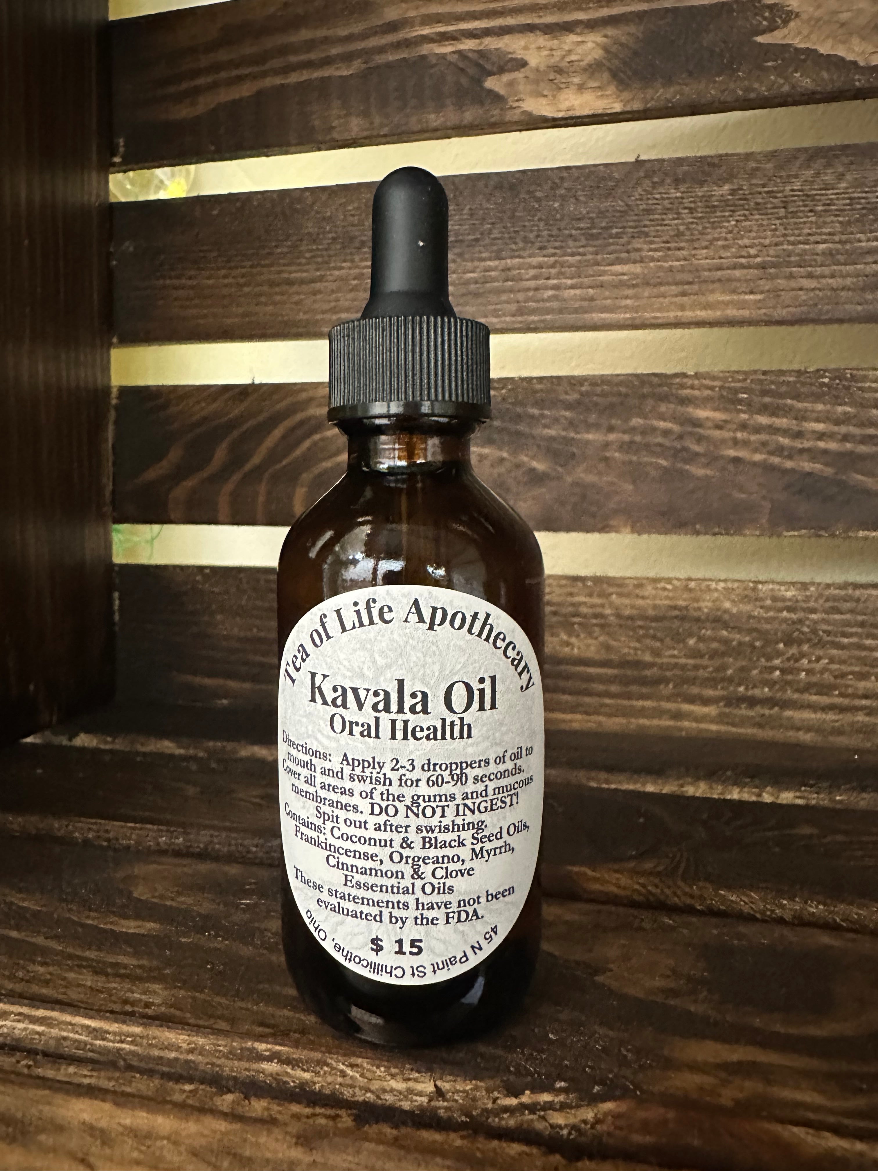 Kavala Oil Pulling Blend for Oral Health | Natural Gum & Tooth Support