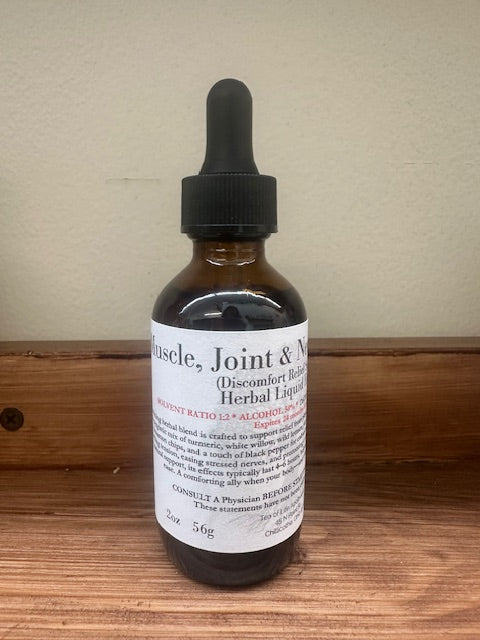 Muscle, Joint & Nerve Tincture | Full-Spectrum Pain, Inflammation & Nerve Support Formula