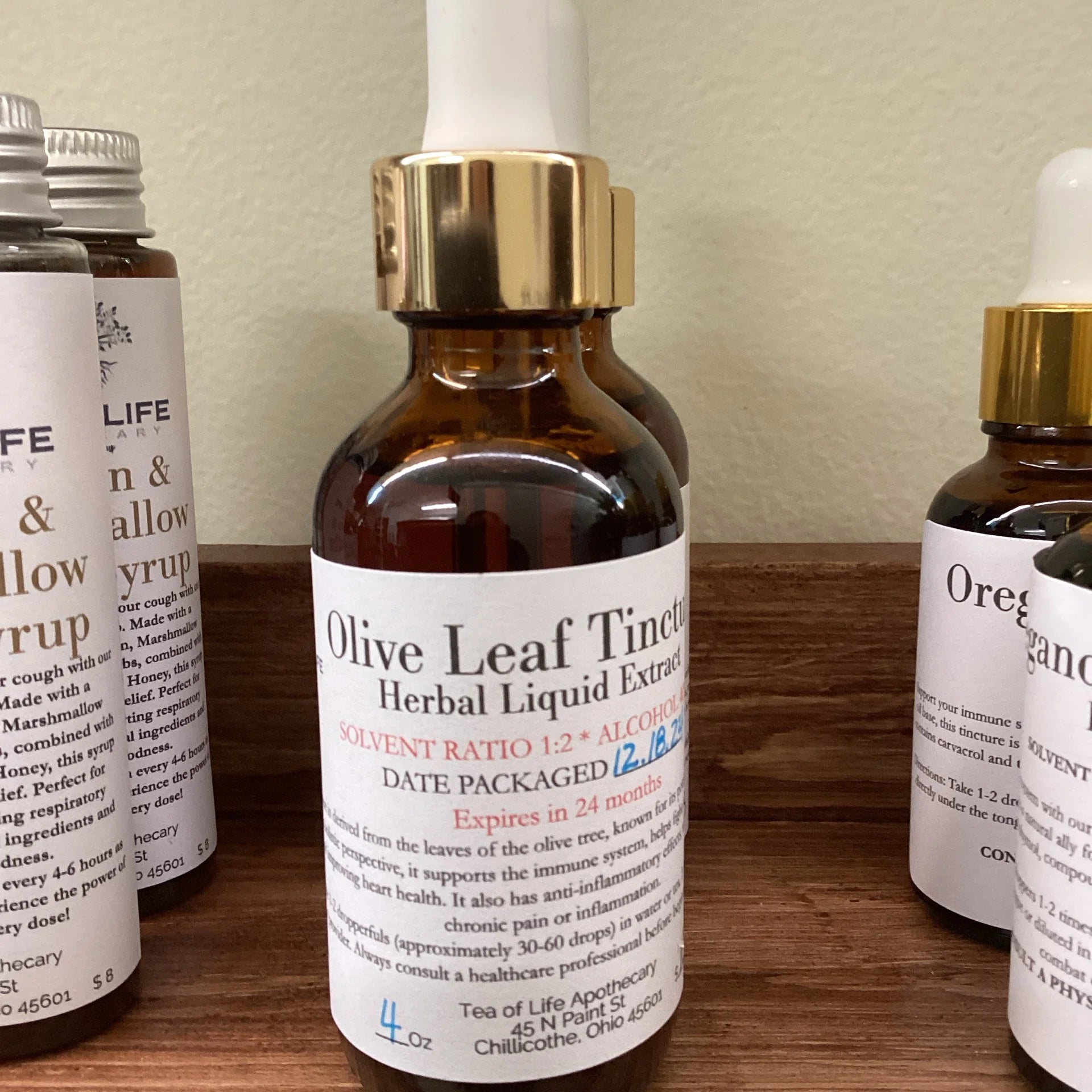 Olive Leaf Tincture  Immune Support • Natural Antiviral • Antioxidant Protection • Heart Health • Herbal Immune Booster