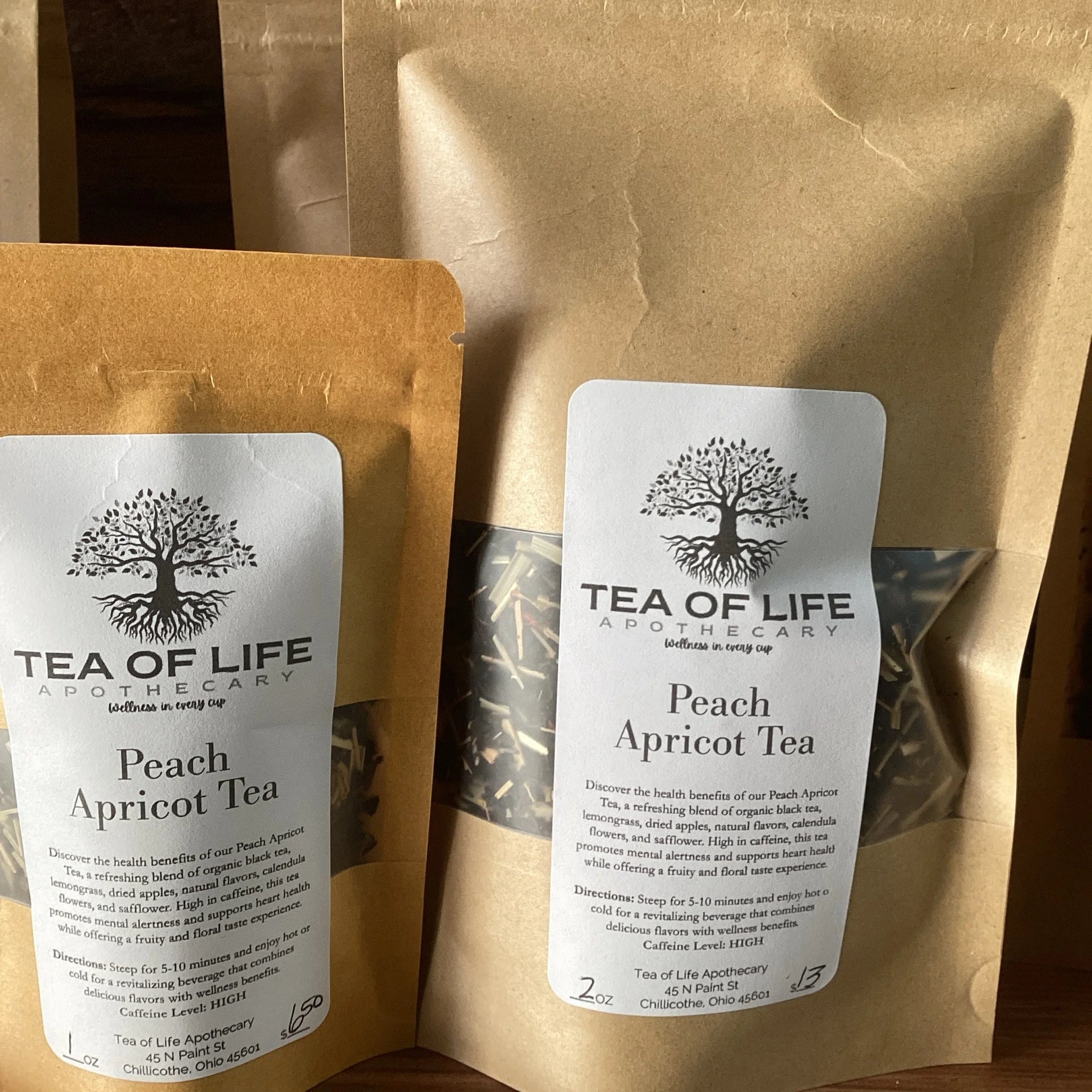 Peach Apricot Black Tea | Fruity Black Tea for Energy, Focus & Refreshing Iced Tea