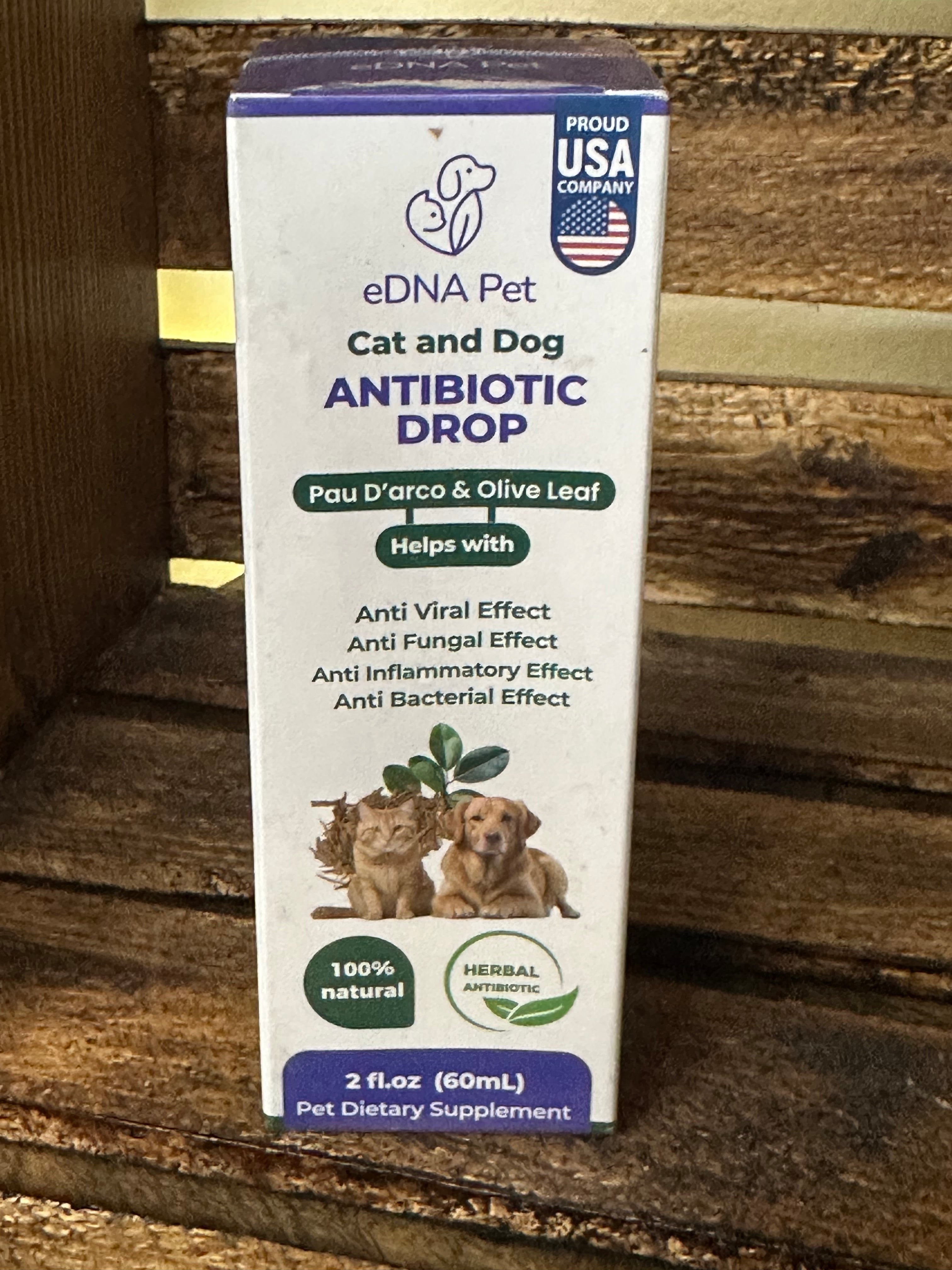 Herbal Pet Wellness Drops for Cats & Dogs / Natural Immune & Microbial Support