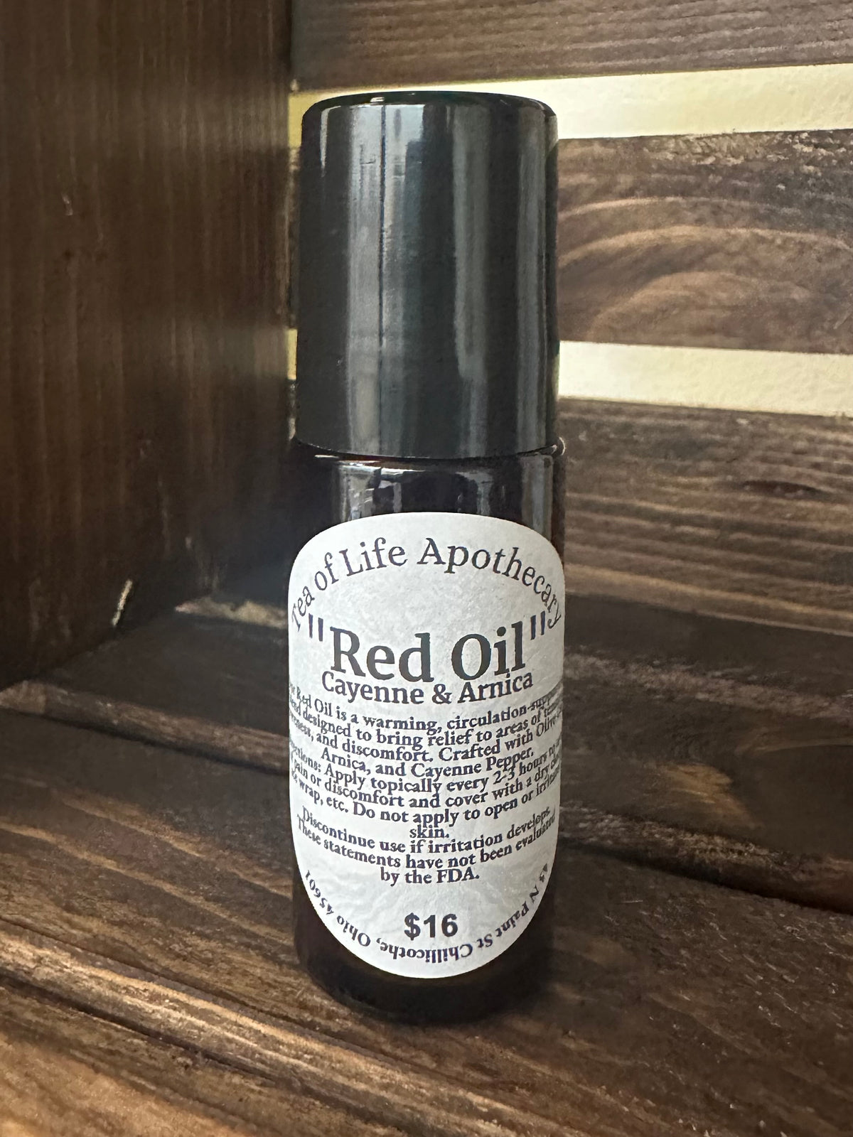 Red Oil | Warming Circulation Oil for Muscle, Joint & Pain Relief – Tea ...